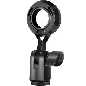 [미국배송] LUORNG 콘덴서 마이크 홀더 표준 인터페이스 스레드 3/8 컨버전 너트가 장착된 스탠드 장치와 호환되는 짧은 비디오 클립 페룰 0.9인치 휴대용 충격 방지 스탠드용