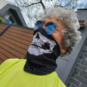 서바이벌 자전거 해골 복면 바라클라바 넥워머 할로윈 마스크