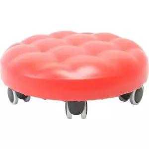 136070 작업의자 쿠션낮은엠보의자(소) 레드 작업 철물 작업