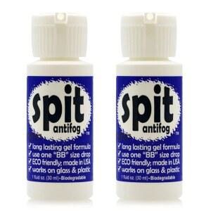 스노클 마스크, 스쿠버 다이버, 페인트볼, 아이웨어, 스포츠 고글용 김서림 방지 젤 용액 디포거, 미국산 JAWS 스핏