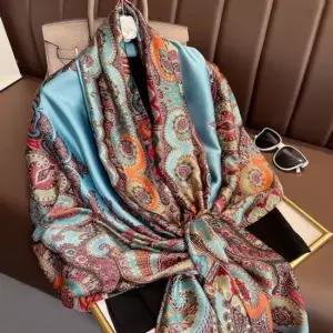 명품 여성 스카프 머플러 페이즐리 숏 여성스카프 스카프 패션스카프 코디아이템