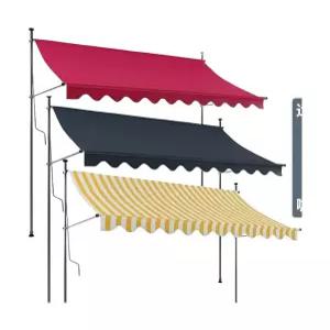 기둥식 테라스 어닝 매장 카페 차양막 그늘막