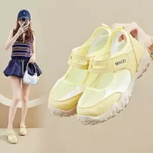 여성 캐주얼 여름 통기 학생 메쉬 워킹화 신발 키높이 원픽2