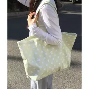 ESCAPEFROM 브리즈 픽셀 ESCF 도트 별 데님 에코백 E261AO 451308