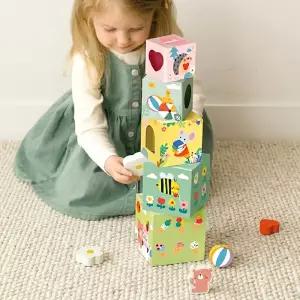15개월장난감 상자 탑쌓기놀이 블럭끼우기 어린이집 놀잇감 두돌