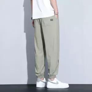 바지 팬츠 여름 캐주얼 조거 허리밴딩 남성패션 핫팬츠 스판 아이스 와이드 얇은 스포츠 DL2