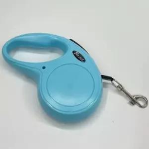 [반려] 강아지 산책 자동 리드줄 블루 5m 가벼운 개줄 산책줄 강아지 리드줄