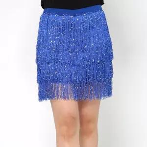 LDS11100 링스스팽글수술치마 댄스복 스커트 바지 여성 상의 시즌 힙합 테마 탑 라틴댄스 여성 술 성인 탱