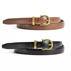 정장 슬랙스 오피스룩 라운드 버클 허리 띠 여성 벨트 여자가죽벨트