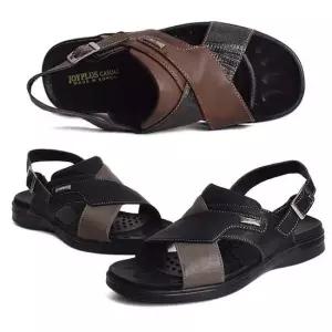 남성 버클 쿠션샌들 캐주얼 여름 가죽샌달 편한슬리퍼 남성신발 남성샌들 남자샌들