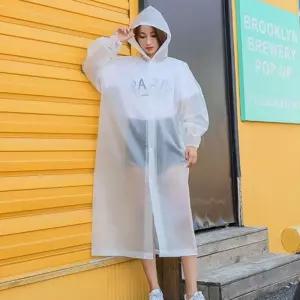 일회용 EVA 레인코트 1P 남녀 비오는날 휴대용 우비 eva 공용우비 우의 비옷 남자 J7