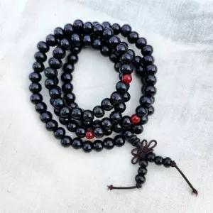 염주 구슬 팔찌 흑단 8mm 불교용품 불교굿즈 108 사찰 불교 108배염주 단주