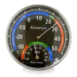벽걸이온도계 에디슨 원형 온습도계(9401) 아날로그 온도 습도 측정