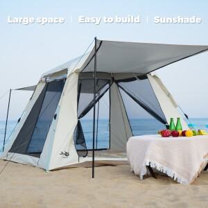 2-3인용 야외 캠핑 팝업 텐트 방수, 방풍 및 방수 카르파 환기 업그레이드 보관 가방 캠핑 가져오기