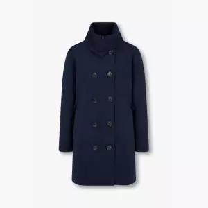 [롯데백화점]엠포리오아르마니 여성 리브드 터틀넥 벨티드 니트 코트(A524308501)