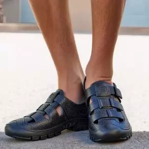 남성 여름 소가죽 펀칭 스포티 여름운동화 쿠션샌들 남성운동화 여름운동화