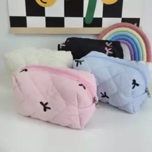 퀼팅 화장품파우치 자수 예쁜 지갑 지퍼파우치 멀티파우치 여성파우치 메이크업파우치