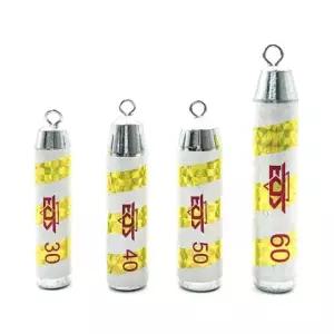 대용량 금색홀로그램 문어낚시추 야광추 30봉 40봉