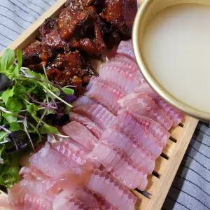 흑산도 홍어 500g (강한숙성)+홍어애 (2-3인분)