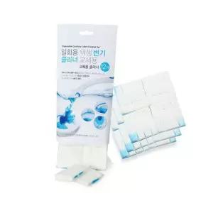 일회용 위생 변기 클리너 교체용 리필 12개 세정제