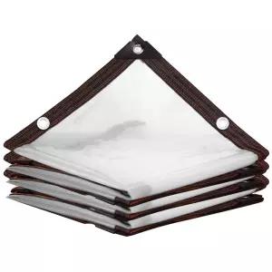 투명 텐트(1) 덮개 비닐 비가림막 천막 방수포 PVC