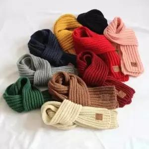 겨울 아동목도리 EST 니트머플러 120 9 사이즈 대량가능 목도리 퍼 니트 아동 쁘띠머플러