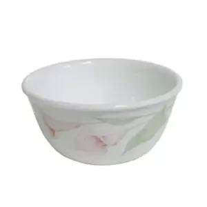 도자기접시 코렐 백합 공기 12.5cm 1P 도자기 꽃 밥 그릇 리조또 접시세트