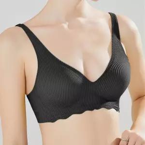 [라일리여성언더웨어] Rly 여름 심리스 브라 부유방커버 편안한 여성 브래지