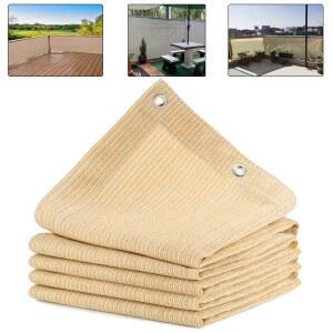 사생활 보호 메쉬 바람막이 발코니 쉐이드 코트 천막 난간 건축 정원 차양