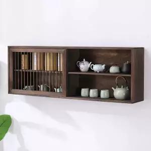 엔틱 그릇장 벽걸이 홈카페 찬장 옛날 일본식 진열장