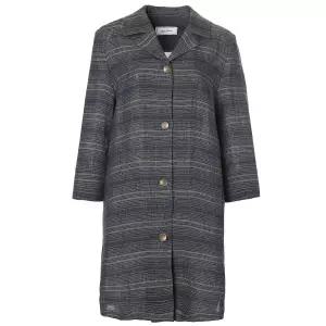 벨리시앙 브랜드관 이태리소재 골드버튼 린넨 롱자켓_JK3208