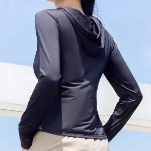 여성 슬림핏 운동복 후드 얇은 트레이닝 집업