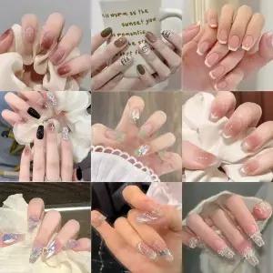 예쁜 네일팁 셀프 네일 아트 붙이는 네일 스티커 세트