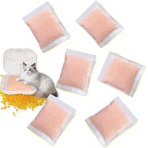 위스커 냄새 트랩 포드용 뉴케 6팩 고양이 쓰레기통 탈취제 리필, 쓰레기 로봇 및 전통 쓰레기통과 호환되는 냄새 제거제, 방향제, 반려동물 냄새 제거제, 집을 상쾌하게 유지하세요