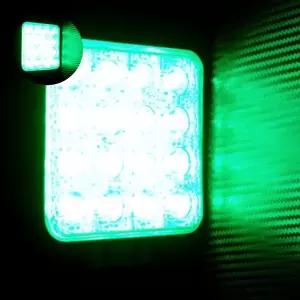 차량용방향제 방수 그린LED서치라이트 집어등 12V 24V겸용 48W