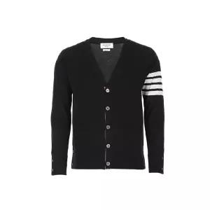 [톰브라운] 26SS 사선 완장 클래식 메리노 울 가디건 네이비 MKC002A Y1014 415