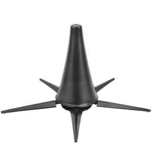 지아유이 블랙 휴대용 클라리넷 스탠드 홀더 접이식 서포트 메탈 5-레그 관악기 액세서리