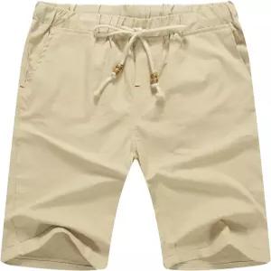 세일윈드 남성 린넨 반바지 캐주얼 드로스트링 여름 비치