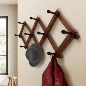 [JED] 가방걸이 자바라 3단 벽걸이 옷걸이 수납 정리대