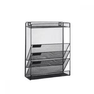 [JED] 파티션 메탈선반 수납함 3단 서류 걸이 정리대