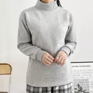 [라일리여성의류] Rly 여성 목폴라티 기모 반목 여자 목티 목폴라 티셔