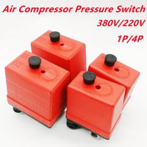 중앙 공압 공기 압축기 압력 스위치 제어 밸브 교체 부품 1P /4P 90-120 PSI 240V /380V
