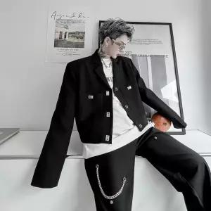 무대의상 슈트 재킷 공연 자켓 세트 의상 숏 반짝이 정장