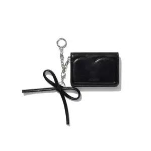 커버낫 COVERNAT WOMAN 클로버하트 키링 카드지갑 Black CO2506TC71BK 750142