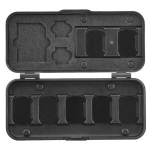 DJI 오스모 포켓 3용 OURHZTB 하드 쉘 렌즈 필터 케이스 파우치, ND UV CPL 필터용 방진 및 방수 카메라 보관 가방 광각 매크로 TF / SD 카드 정리 액세서리