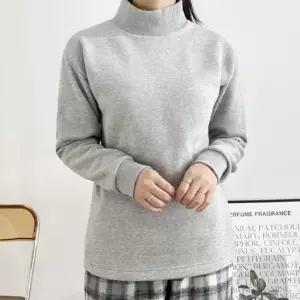 [라일리여성의류] Rly 여성 목폴라티 기모 반목 여자 목티 목폴라 티셔