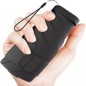 지갑용 미니 여행용 접이식 우산 UPF 50 햇빛 및 비 자외선 차단 방풍 소형 컴팩트 경량 디자인 주머니나