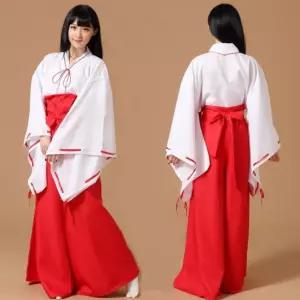 이누야샤 무녀복 코스프레 옷 의상 금강 가영이 애니