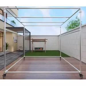 조립식 그늘막 프레임 A형 야외 비닐하우스 철제랙 주차장