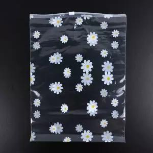 플라워 22x30 투명 지퍼백